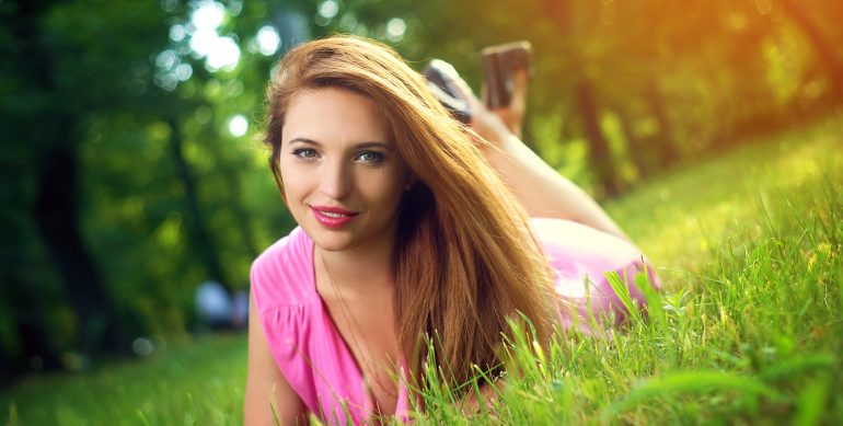 Ladies at the nature